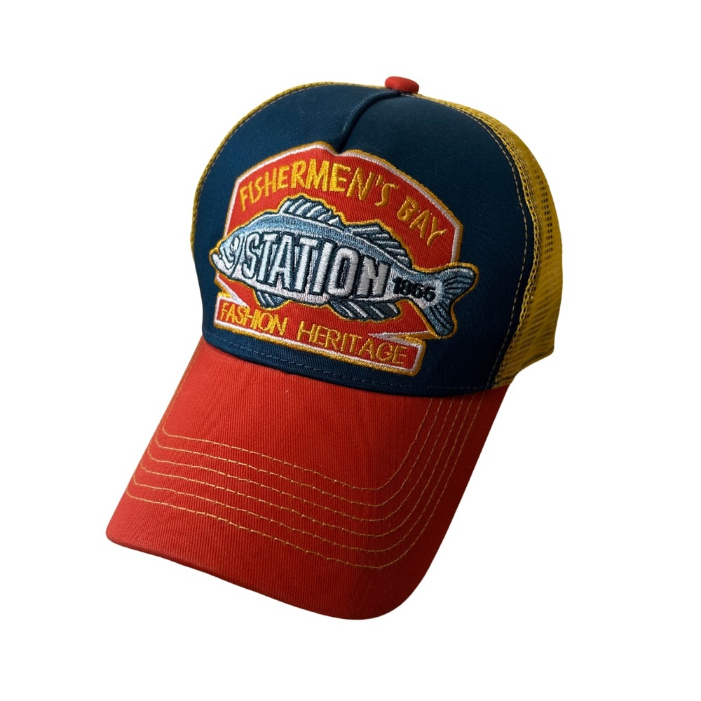 Colorful Fishermen's Bay Station Hat